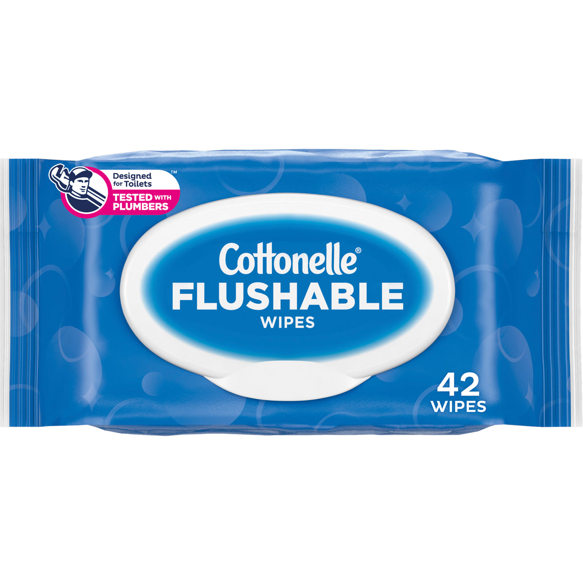 Cottonelle Fresh Care Flushable Wipes, PK/42