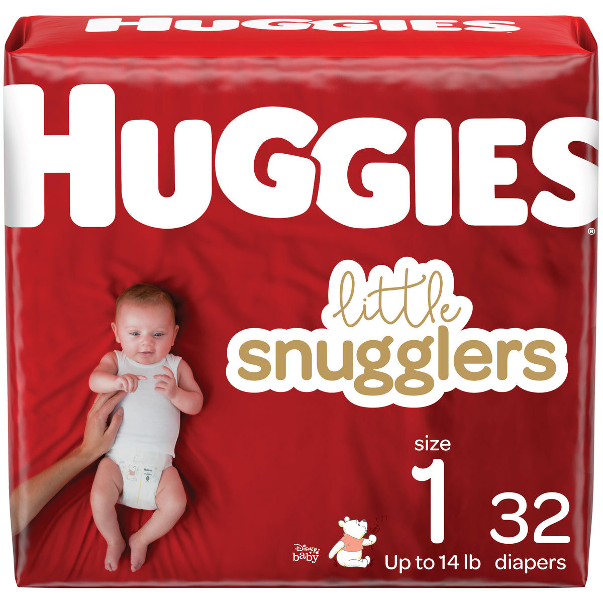Huggies Little Snugglers Diapers, Size 1, Jumbo Pack