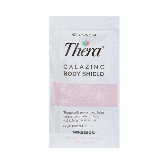 Thera Calazinc Body Shield Skin Protectant, Individual Packets