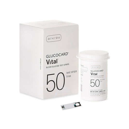 Glucocard® Vital™ Blood Glucose Test Strips, BX/50