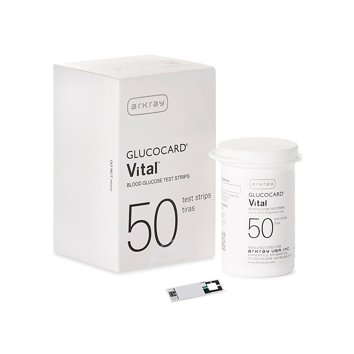 Glucocard® Vital™ Blood Glucose Test Strips, CS/600