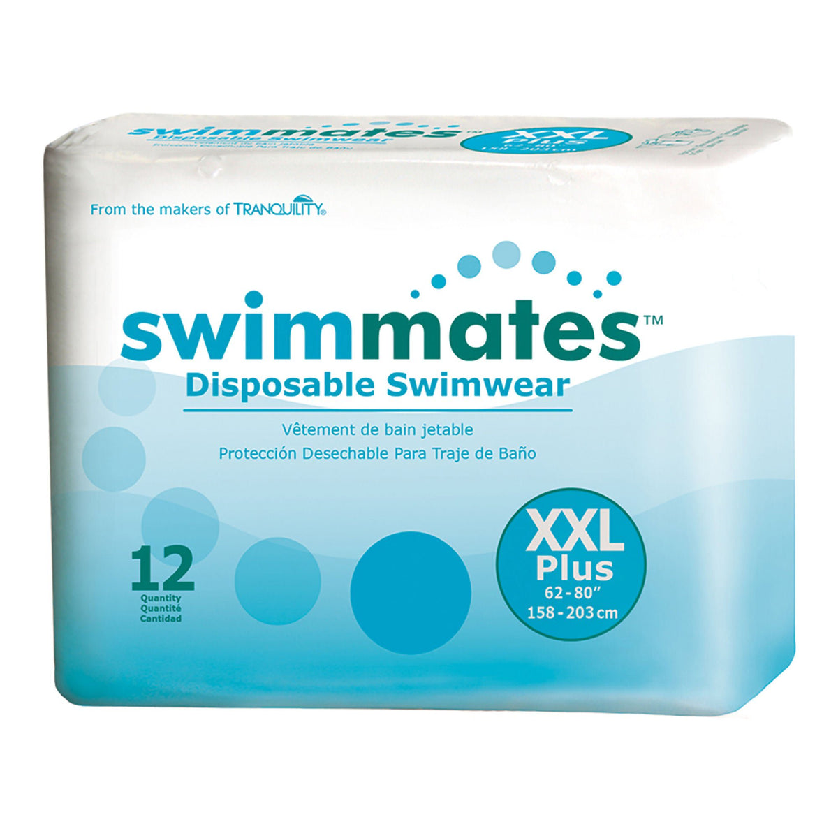 Swimmates™ Bowel Containment Swim Brief, 2X-Large, CS/48