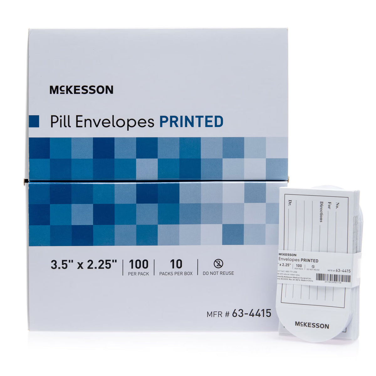 McKesson Pill Envelope, 3.5 x 2.25 Inch