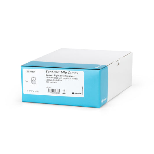 POUCH, OST SENSURA MIO 1PC CLSD PRECUT 1 1/8" (10/BX)