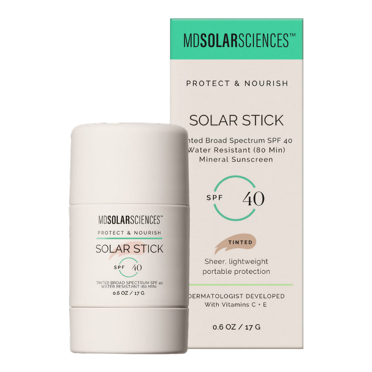 MDSolarSciences® Tinted Solar Stick Sunscreen, PK/6