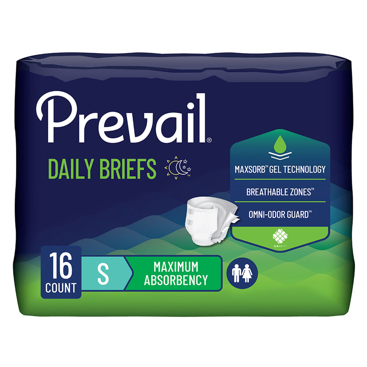 Prevail® Maximum Incontinence Brief, Small