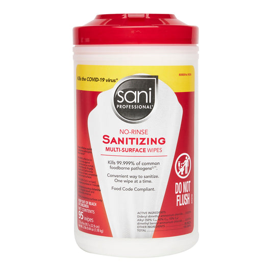 Sani Professional® No-Rinse Surface Cleaner/Sanitizer, CS/6