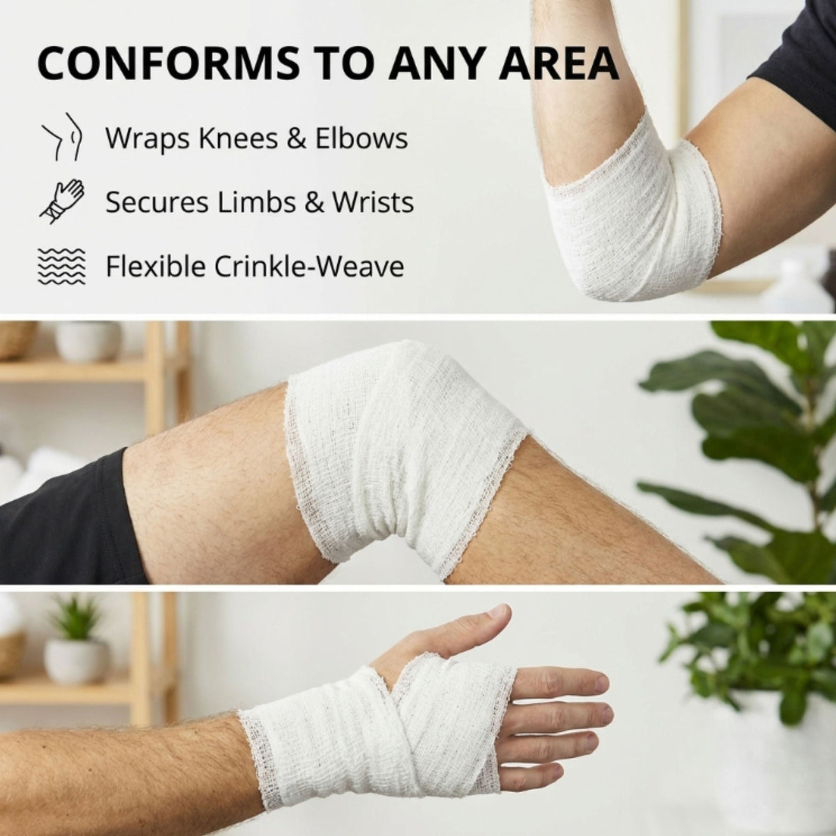 CareStock™ Nonsterile Gauze Bandage Roll, Sterile, 4.5 Inch x 4.1 Yard