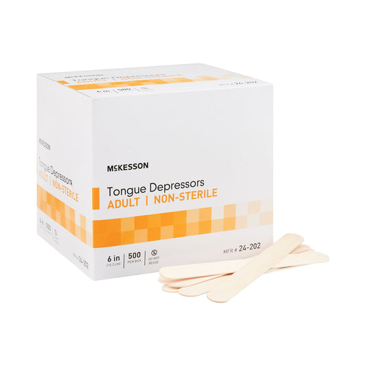 McKesson Tongue Depressors for Adult Use, Nonsterile, CS/10