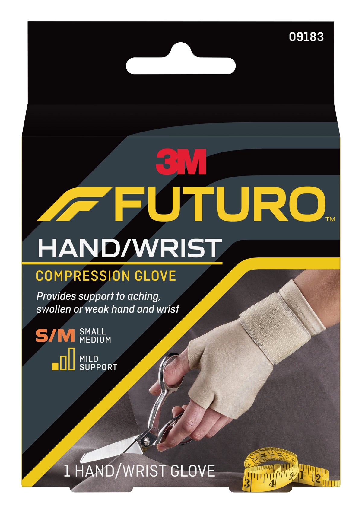 3M™ Futuro™ Support Glove, Fingerless, Ambidextrous, EA/1