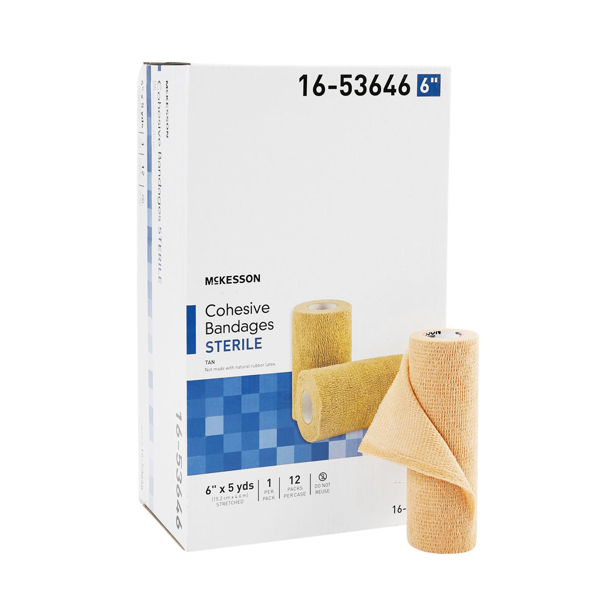 McKesson Self-adherent Closure Cohesive Bandage, 6 Inch x 5 Yard, EA/1