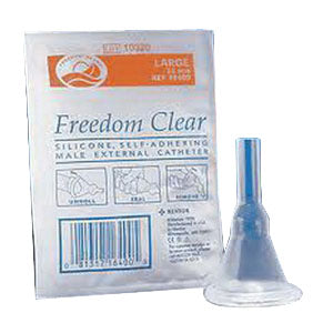 Freedom Clear Self-Adhering Male External Catheter, 31 mm