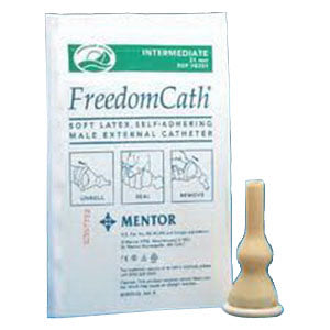 Freedom Cath Latex Self-Adhering Male External Catheter, 28 mm