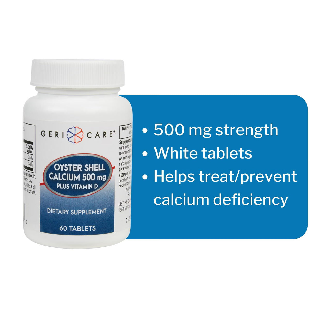 Geri-Care® Oyster Shell Calcium with Vitamin D-3 Joint Health Supplement