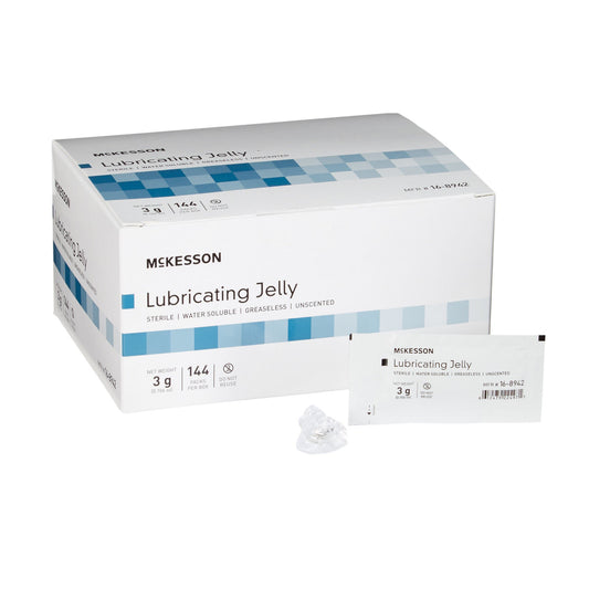McKesson Lubricating Jelly, 3-gram Packet, CS/864