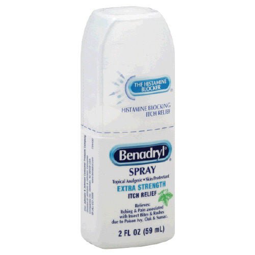 Benadryl® Diphenhydramine / Zinc Acetate Itch Relief Spray, EA/1