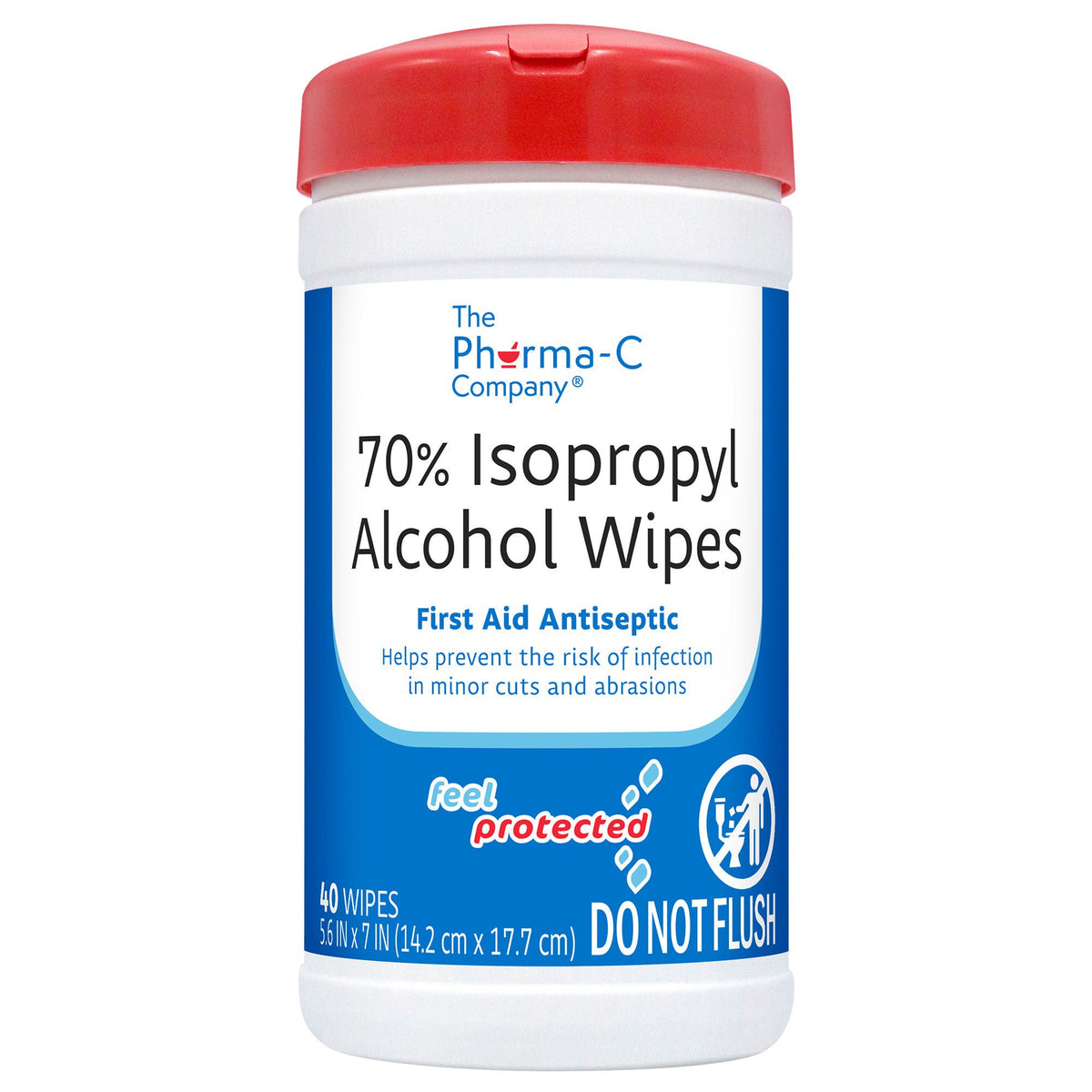 Pharma-C-Wipes® Isopropyl Alcohol Antiseptic Wipes, PK/1