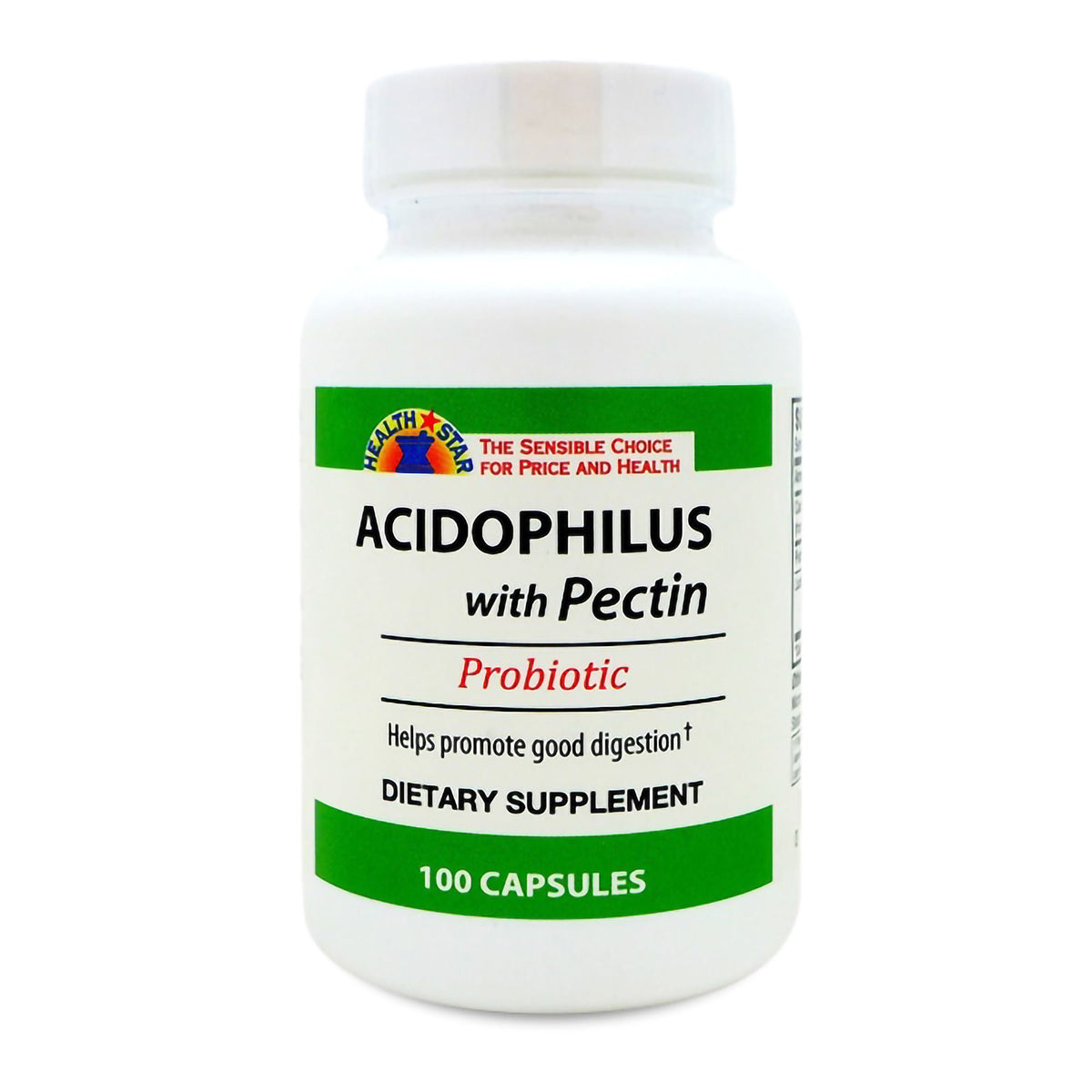 Health Star® Acidophilus with Pectin Probiotic, CS/1200
