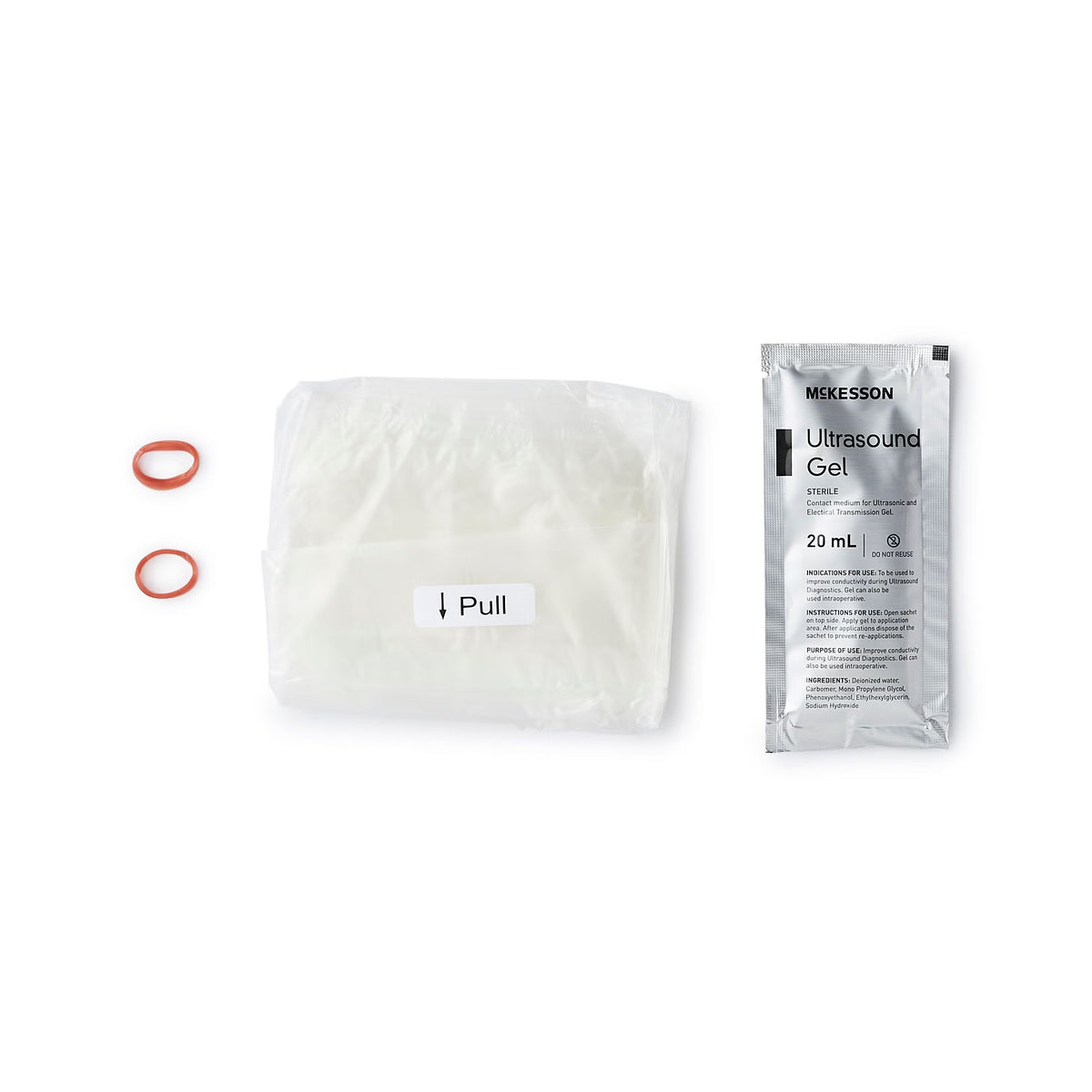McKesson Telescopically Folded Transducer Cover, 5.5 x 36 Inch