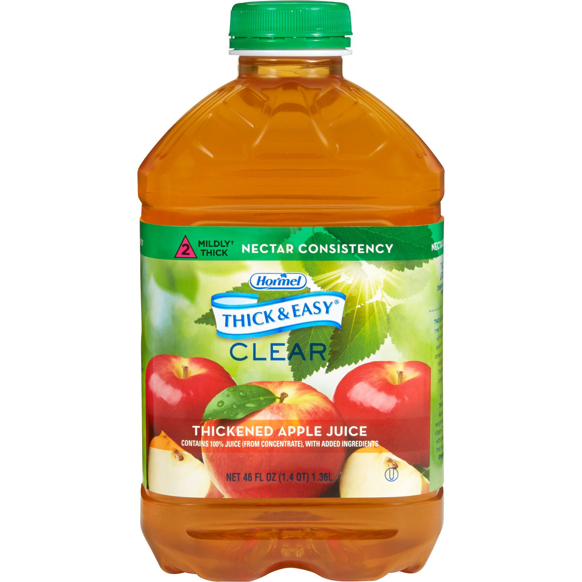 Thick & Easy® Nectar Consistency Apple Juice Thickened Beverage, 46-ounce bottle, EA/1