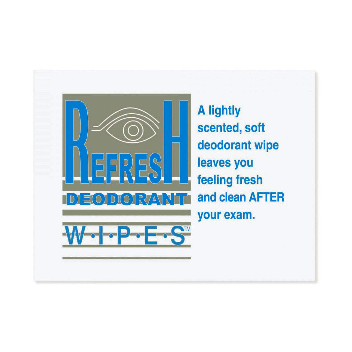 Refresh Deodorant Wipes™ Mammography Wipe, BX/1