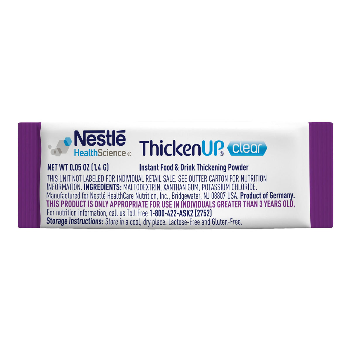 Resource® ThickenUp® Clear Food and Beverage Thickener, CS/288