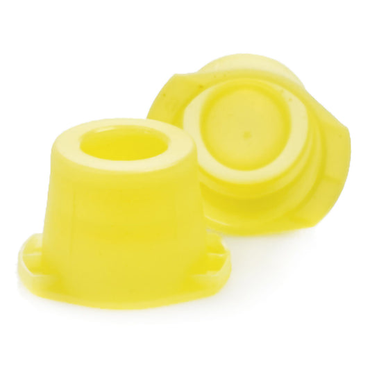 McKesson Snap Cap Closure, Yellow, Polyethylene, for use w/ 12, 13, 16 mm Tubes, BG/1000