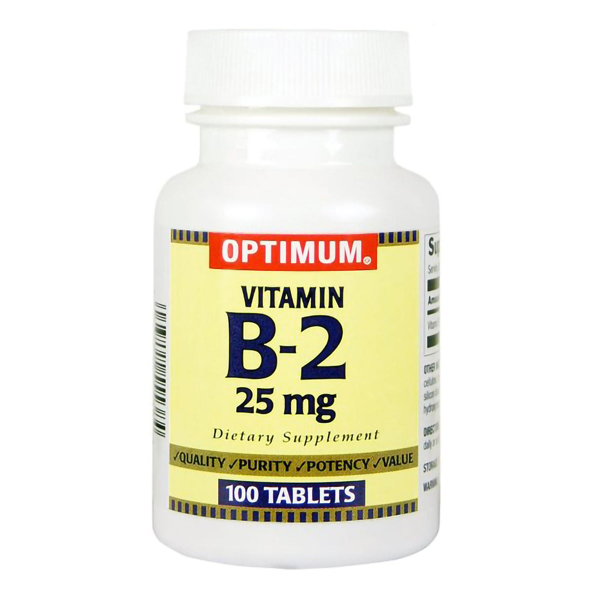 Optimum® Vitamin B-2 Supplement