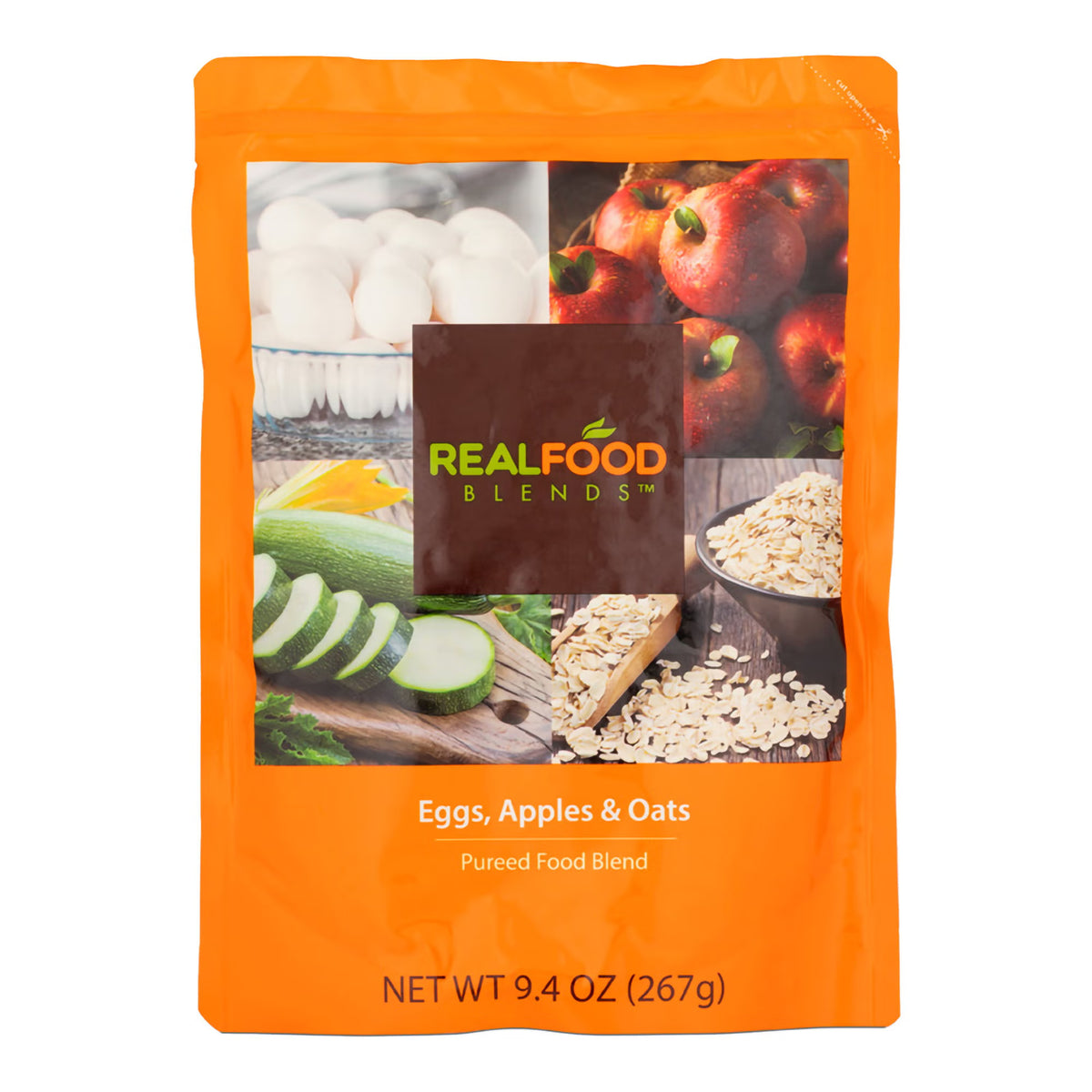 Real Food Blends™ Eggs, Apples & Oats Puree Food Blend for Tube Feeding, 9.4-oz., EA/1