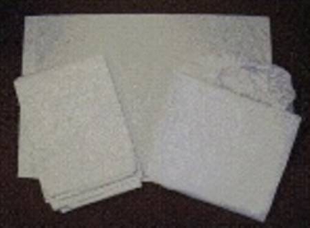 White Flat Bed Sheet, 66 x 104 Inch