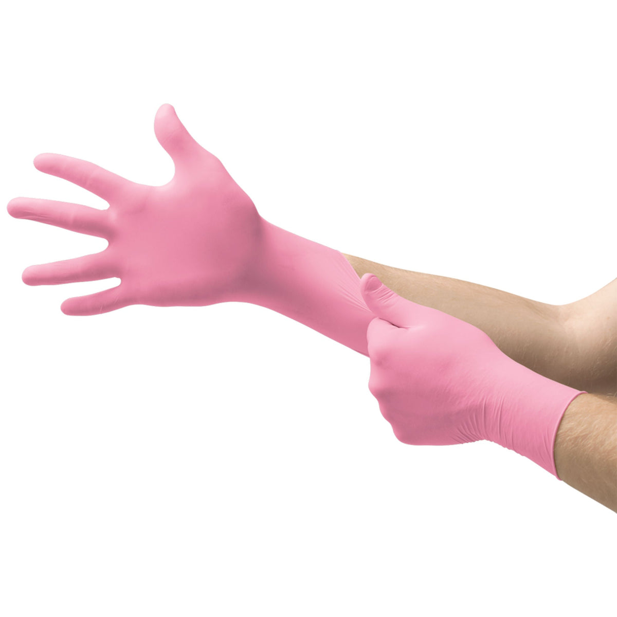 Micro-Touch® NitraFree™ Nitrile Exam Glove, Small, Pink