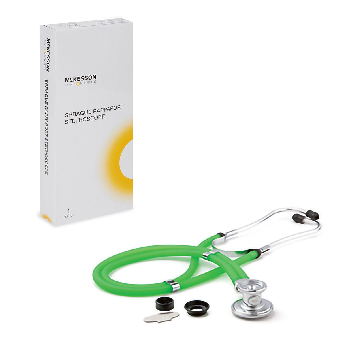 McKesson Sprague-Rappaport Stethoscope, 22 Inch, Green, EA/1