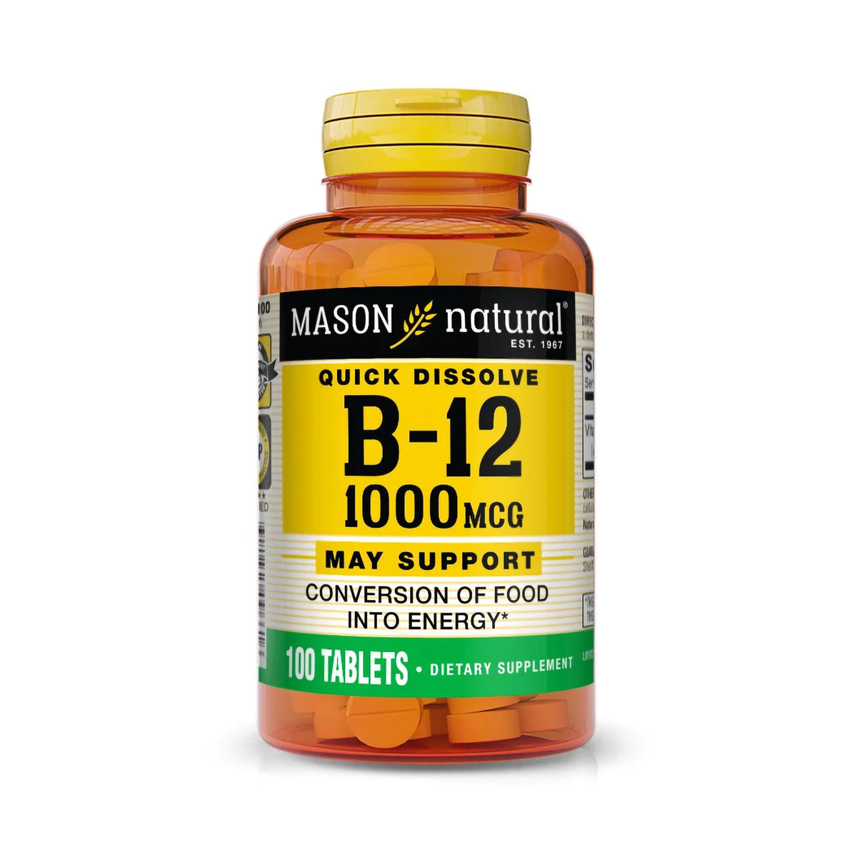 Mason Natural® Vitamin B-12 Vitamin Supplement, BT/1