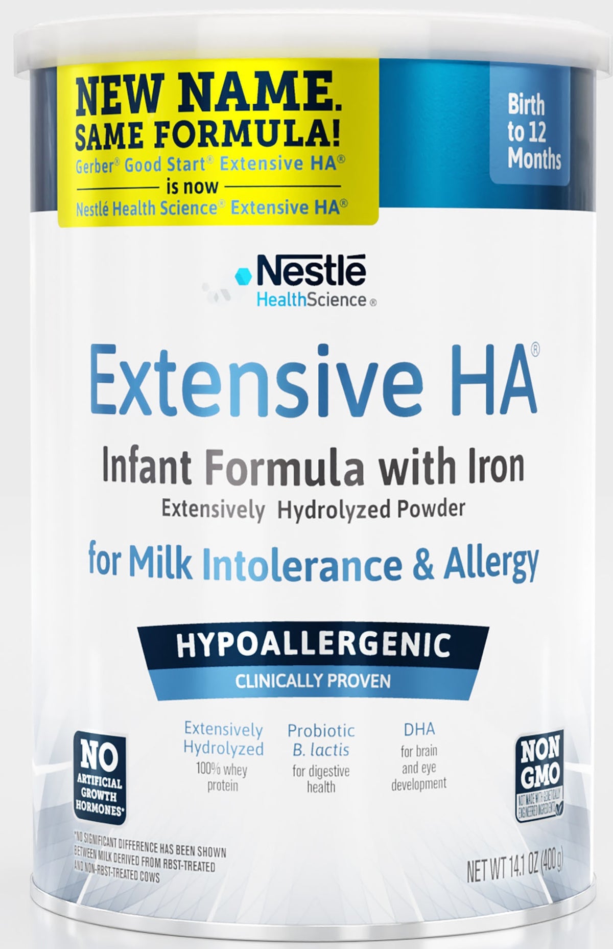 Extensive HA, Unflavored Powder, 400 g Canister