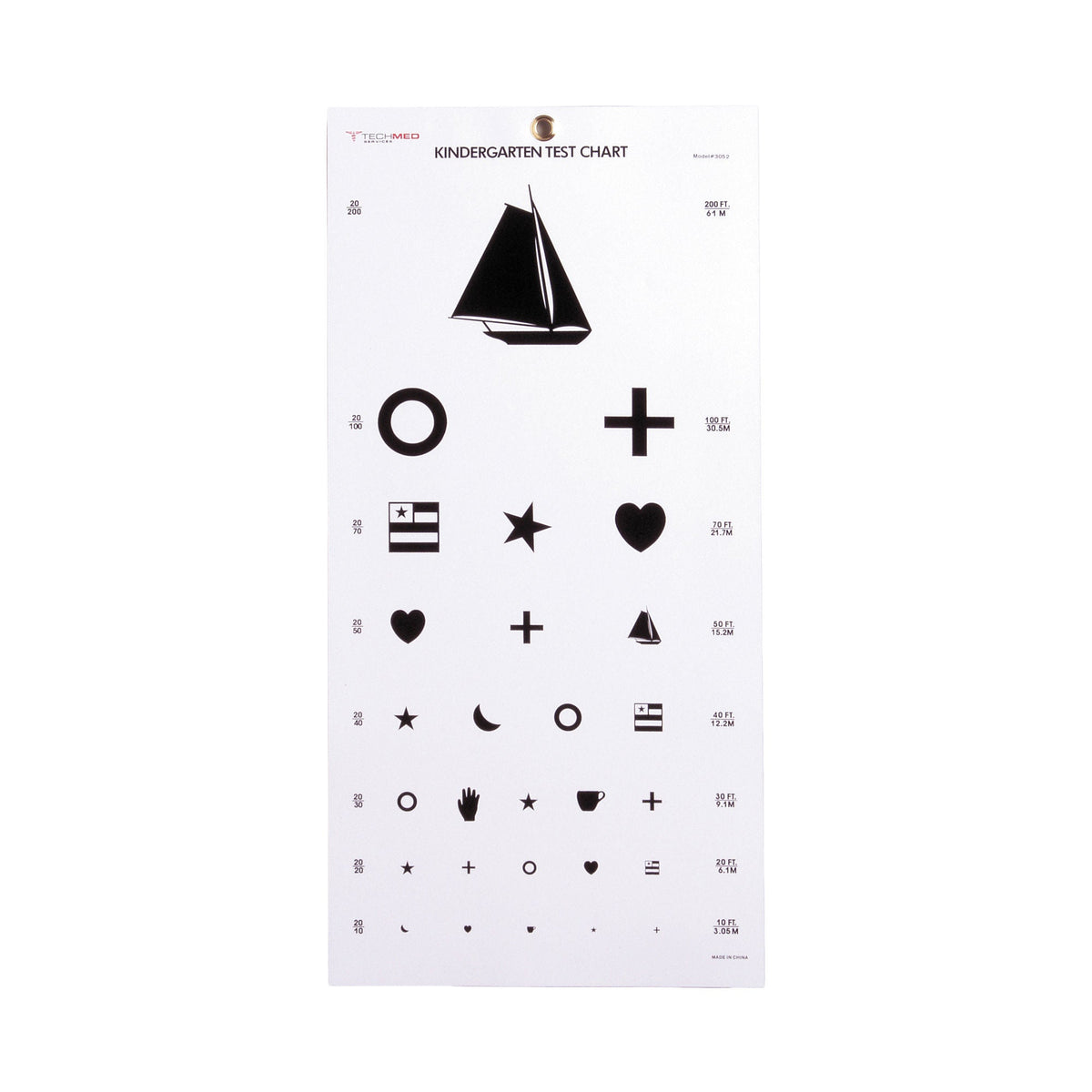 McKesson Preschool Eye Test Chart, EA/1