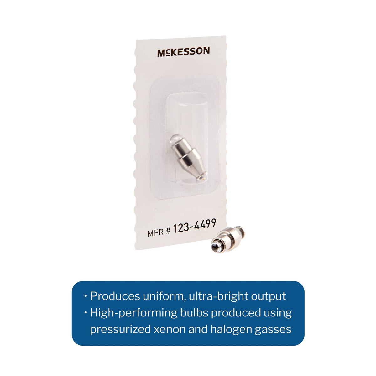 McKesson Halogen Lamp Bulb, Replacement Bulb for Otoscope, 3.5 Volt 2.73 Watt