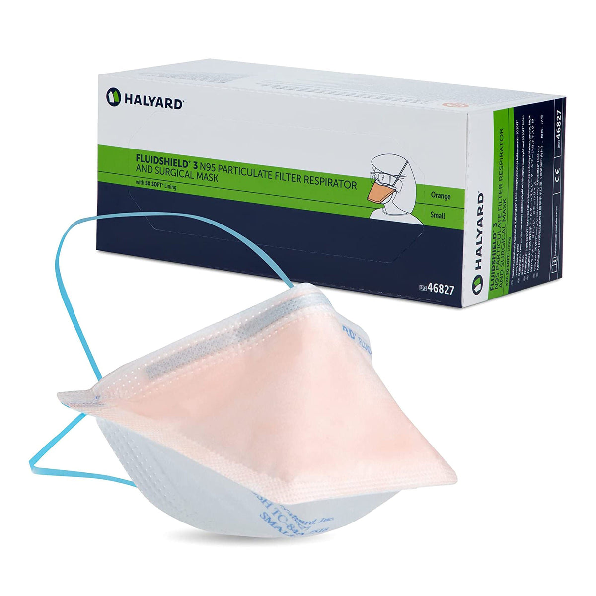 FluidShield® Particulate Respirator / Surgical Mask, BX/35