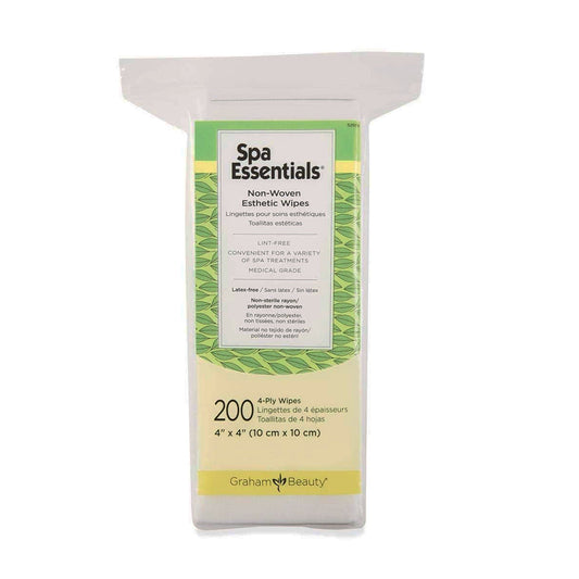 Spa Essentials® Esthetic Wipe, 4 x 4 Inch, CS/2000