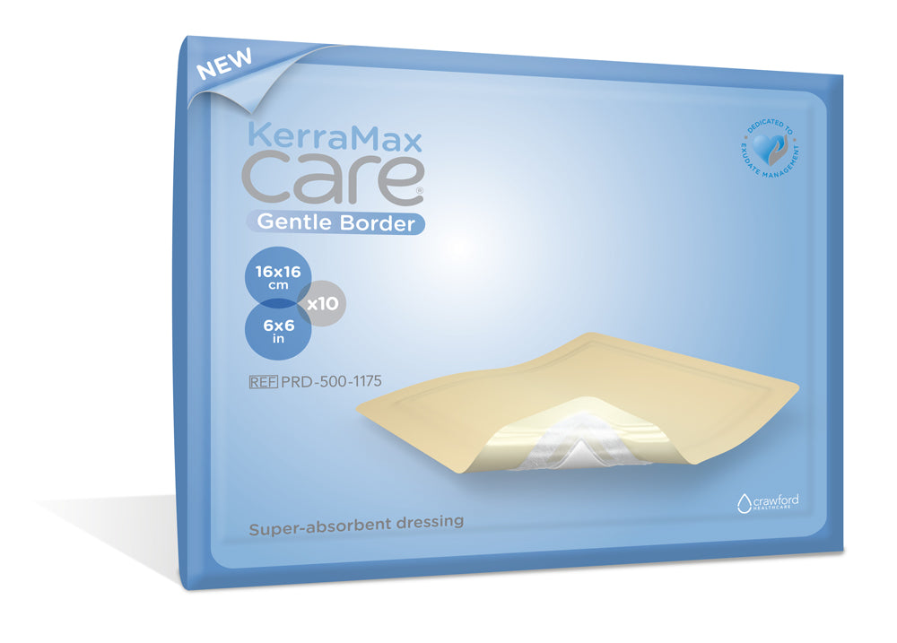 KerraMax Care Gentle Border Dressing, 8" x 8", EA/1