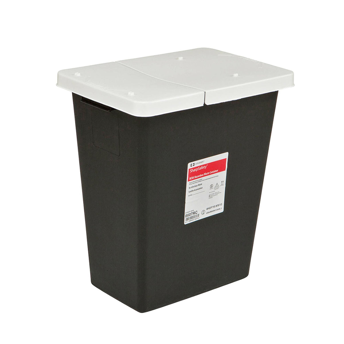 SharpSafety™ RCRA Waste Container, 18 Gallon, 18.25 x 26 x 12.75 Inch, CS/5