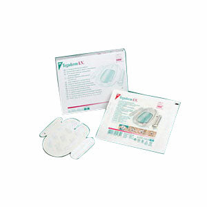 Tegaderm I.V. Transparent Adhesive Film Dressing with Border 3-1/2" x 4-1/4"