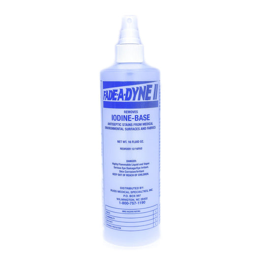 Fade-A-Dyne II® Iodine Stain Remover, 16 oz. - 12 Pack, EA/1