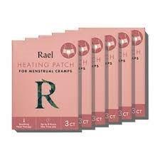 Rael Heating Patch for Menstrual Cramps with Extra Coverage, 3 ct - REPLACES RLIRAELHPBGV1001