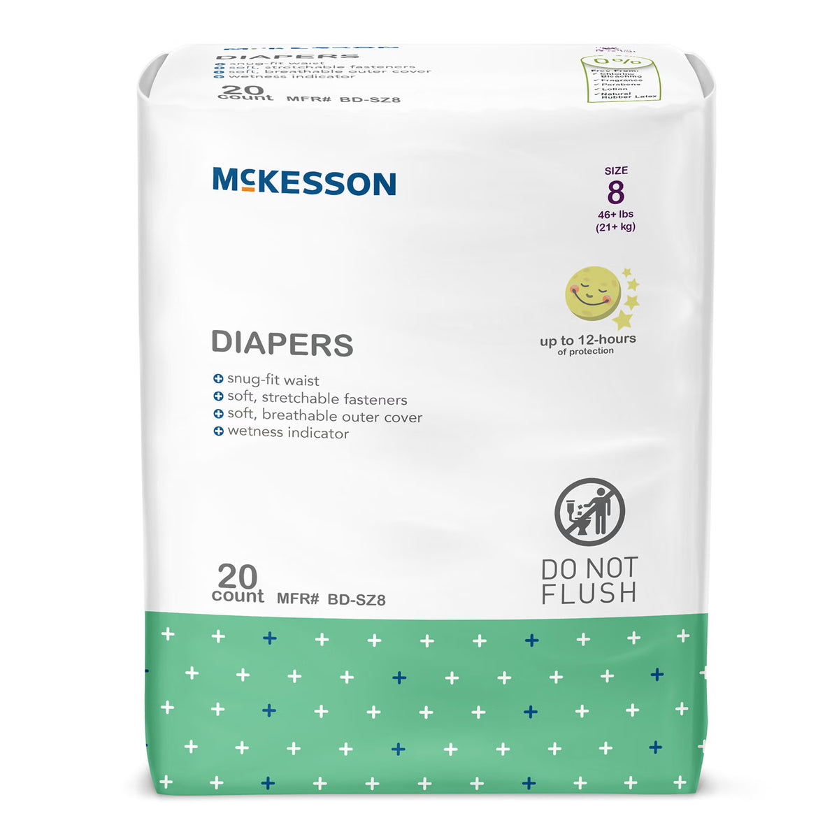 McKesson Youth Diaper / Incontinence Brief for Children weighing 46 lbs. or more, BG/20