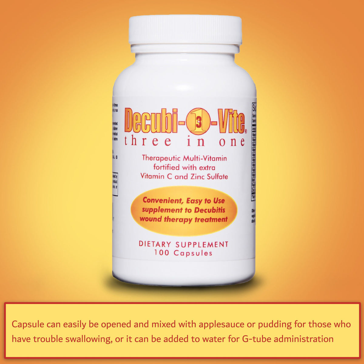 Decubi-Vite® Three In One Multivitamin Supplement
