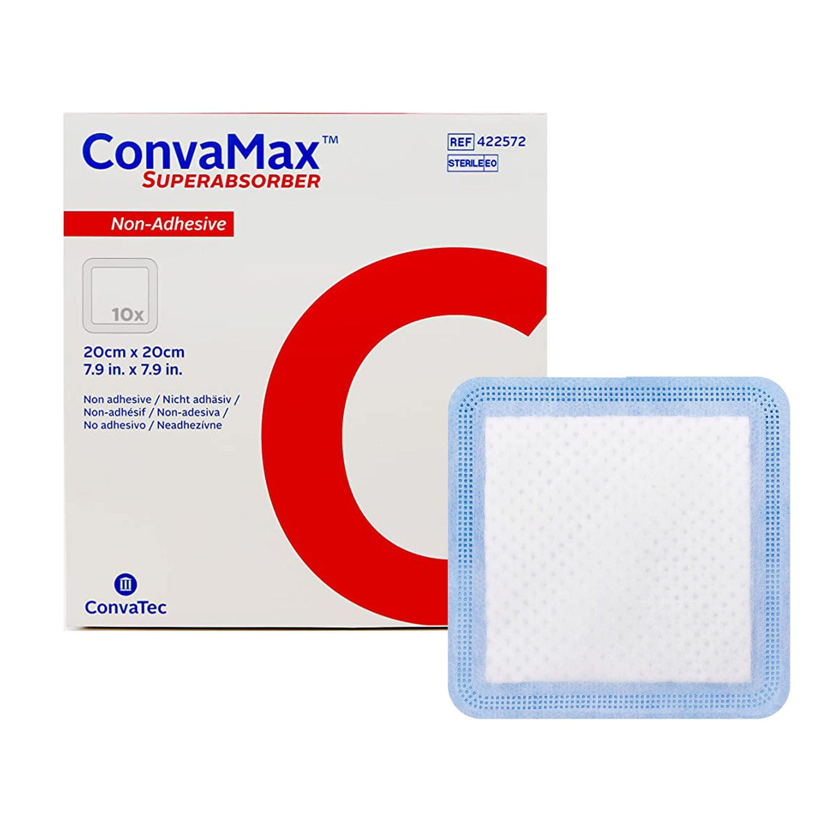 ConvaMax™ Superabsorber Super Absorbent Dressing, 8 x 8 Inch, EA/1