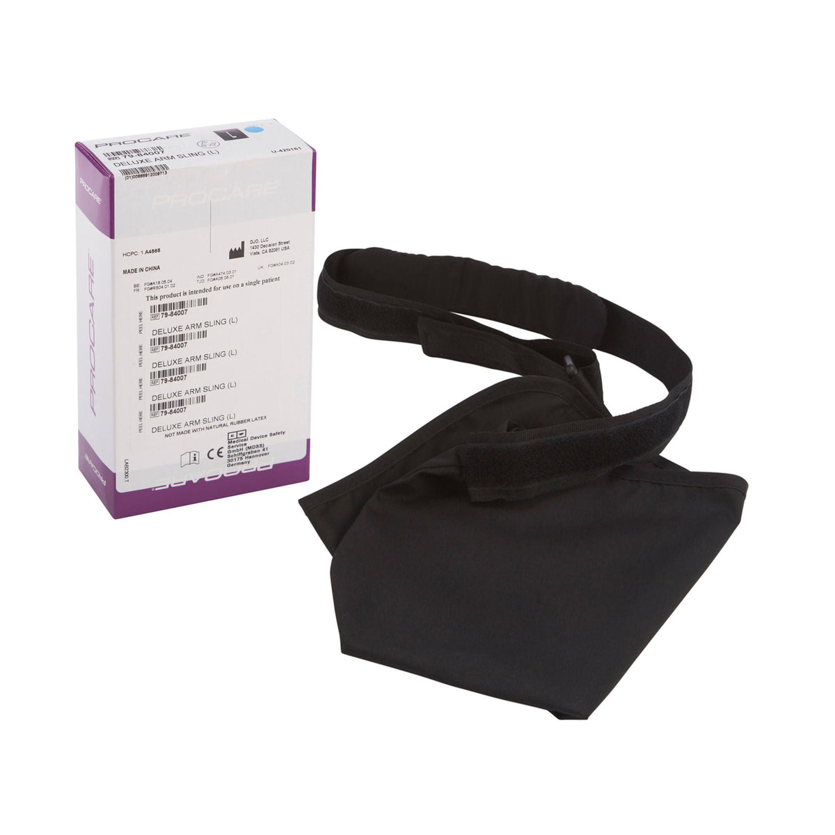 ProCare® Deluxe Arm Sling, Contact Closure, Blue, Large, 8-1/2 x 17-1/2 Inch, EA/1