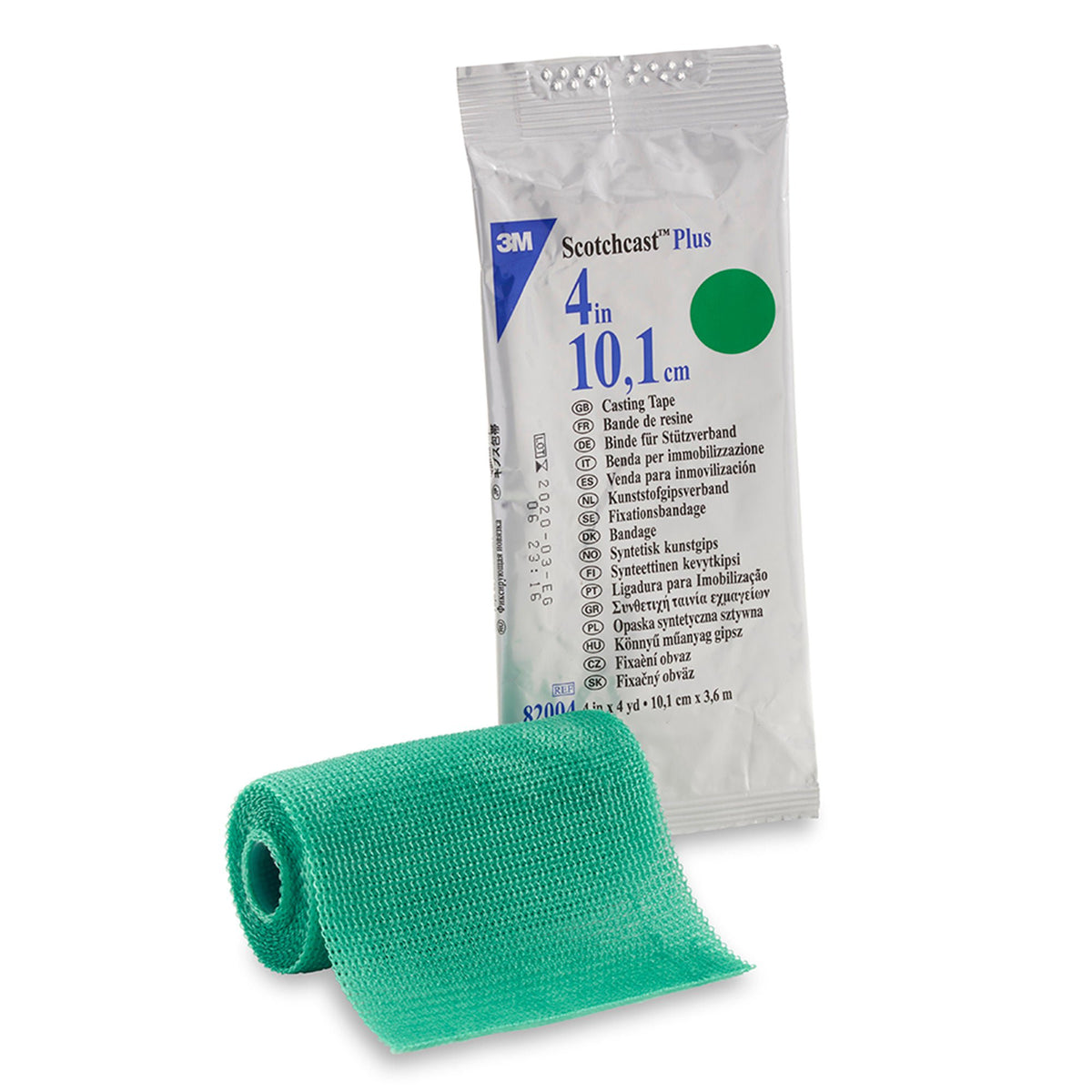 3M™ Scotchcast™ Plus Green Cast Tape, 4 Inch x 4 Yard, EA/1