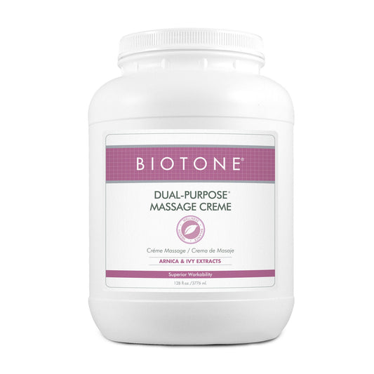 Biotone® Dual-Purpose Massage Crème with Arnica and Ivy Extracts, 1-gallon Jar