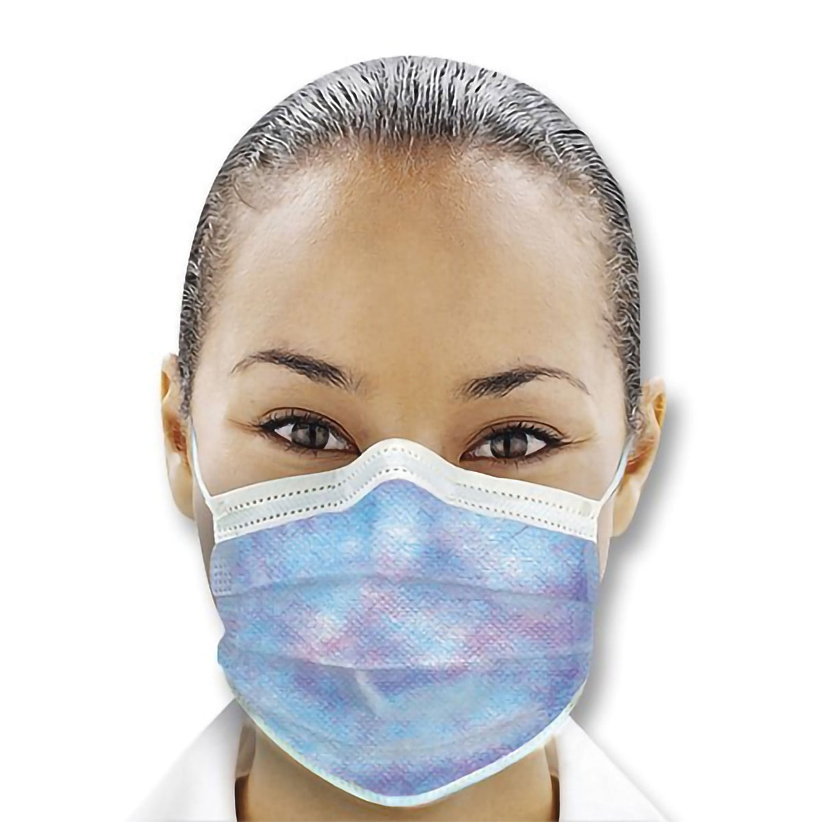 Isofluid® Plus Earloop Mask, Kaleidoscope, BX/50